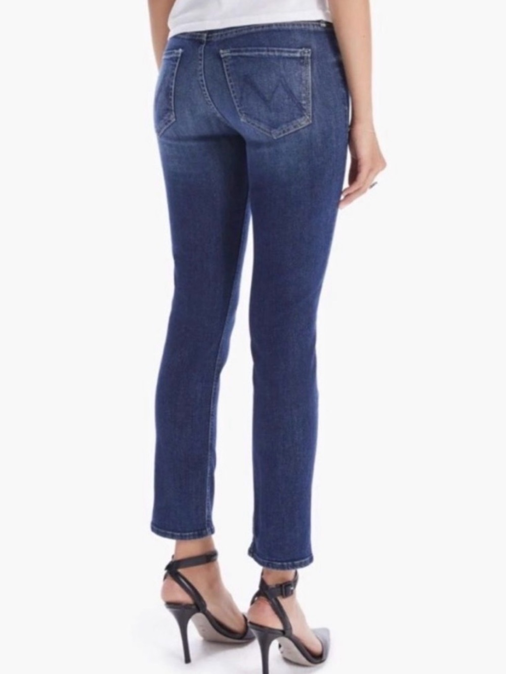 MOTHER Denim The Mid Rise Dazzler Ankle Jean in Color Teaming Up